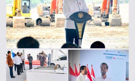 Presiden Jokowi Groundbreaking Pembangunan Pabrik Baterai Kendaraan Listrik Pertama di Asia Tenggara