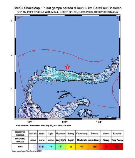 Gempa M5,4 Mengguncang Boalemo, Aktivitas Warga Tetap Normal