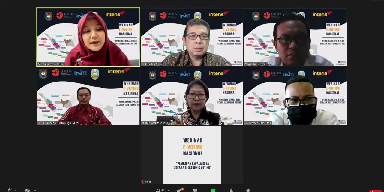 Kemendagri Gelar Webinar Nasional “Pemilihan Kepala Desa Secara Elektronik Voting”