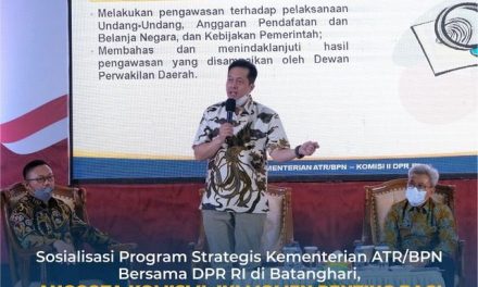 Sosialisasi Program Strategis Kementerian ATR/BPN bersama DPR RI di Batanghari, Anggota Komisi II: Ini Momen Penting bagi Masyarakat Ketahui Pentingnya PTSL