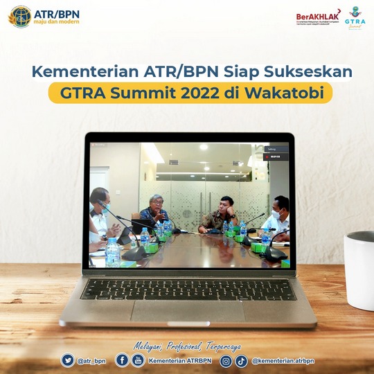 Kementerian ATR/BPN Siap Sukseskan GTRA Summit 2022 di Wakatobi