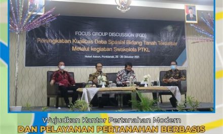 Wujudkan Kantor Pertanahan Modern dan Pelayanan Pertanahan Berbasis Satu Peta Bidang Tanah melalui PTKL