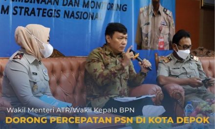 Wakil Menteri ATR/Wakil Kepala BPN Dorong Percepatan PSN di Kota Depok