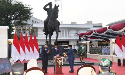 Presiden Jokowi Resmikan Tugu Api Semangat Indonesia Merdeka Tidak Pernah Padam