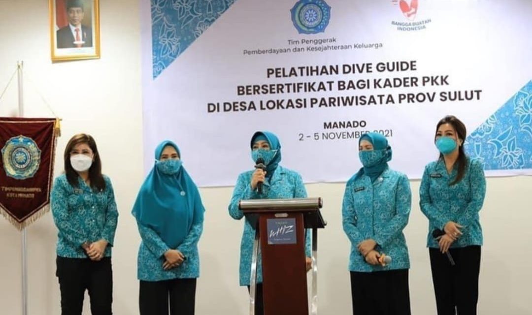 Ketua Umum TP PKK Buka Pelatihan Dive Guide Bersertifikat di Manado