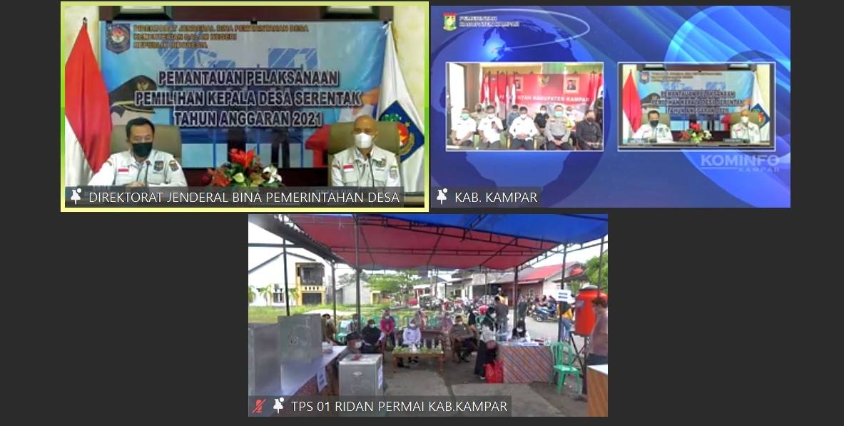 Dukung Situasi Aman saat Pilkades, Dirjen Bina Pemdes Imbau Pemerintah Kabupaten Kampar Merazia Peredaran Miras