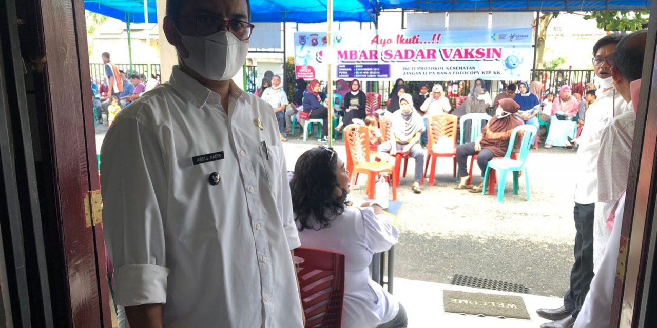 Gebyar Sumbar Sadar Vaksin Kedua, Lurah Talang Abdul Kadir : “Warga sudah pintar”