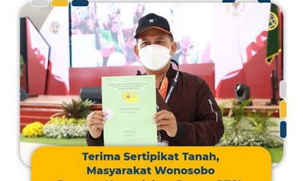 Terima Sertipikat Tanah, Masyarakat Wonosobo Percaya Kemudahan Proses PTSL