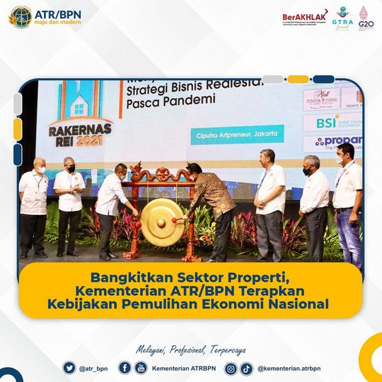 Bangkitkan Sektor Properti, Kementerian ATR/BPN Terapkan Kebijakan Pemulihan Ekonomi Nasional