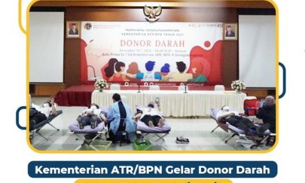 Kementerian ATR/BPN Gelar Donor Darah dalam Bulan Peduli Kasih