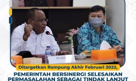 Ditargetkan Rampung Akhir Februari 2022, Pemerintah Bersinergi Selesaikan Permasalahan sebagai Tindak Lanjut Pembangunan Huntap Palu