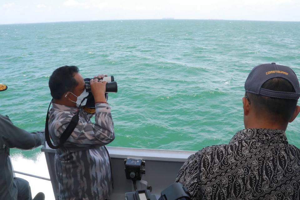 Kunker ke Kepri, Mendagri Tinjau Karang Singa dan Karang Selatan Sebagai Simbol Kedaulatan Negara