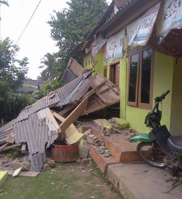 [UPDATE]: Sebanyak 257 Rumah Rusak Terdampak Gempabumi M 6.6 Banten