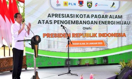 Presiden Jokowi Apresiasi Upaya Kota Pagar Alam Jadi Kota Energi Hijau