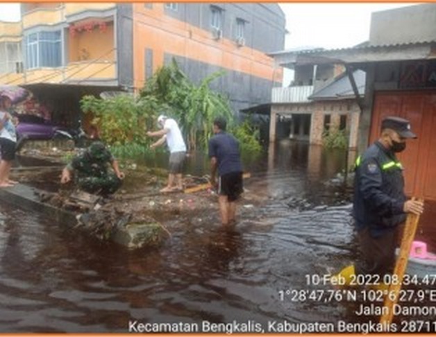 Sebanyak 905 KK Warga Kabupaten Bengkalis Terdampak Banjir