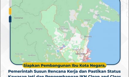 Siapkan Pembangunan Ibu Kota Negara, Pemerintah Susun Rencana Kerja dan Pastikan Status Kawasan Inti dan Pengembangan IKN Clean and Clear