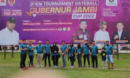 Erwin Yunaz Dan Pergatsi Kota Payakumbuh Ikut Turnamen Gateball Di Provinsi Jambi