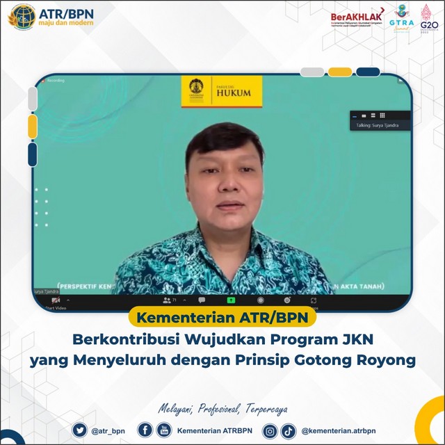 Kementerian ATR/BPN Berkontribusi Wujudkan Program JKN Yang Menyeluruh ...