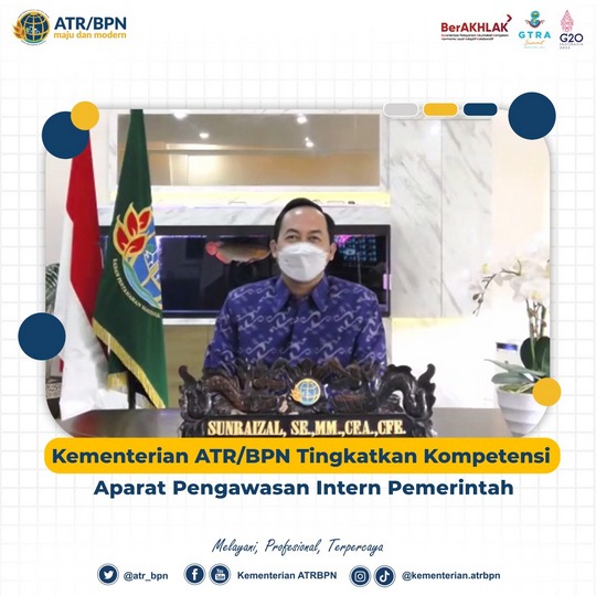 Kementerian ATR/BPN Tingkatkan Kompetensi Aparat Pengawasan Intern Pemerintah