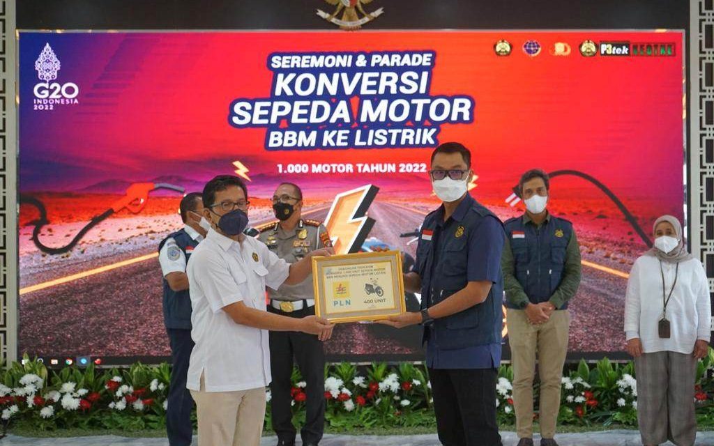 PLN Dukung Program Konversi 1.000 Unit Motor BBM ke Motor Listrik