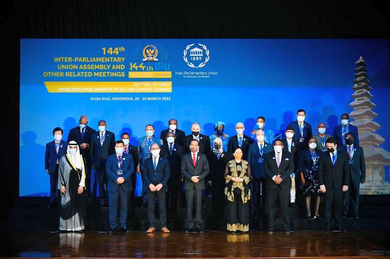 Buka Sidang Ke-144 IPU, Presiden Jokowi Dorong Mobilisasi Pendanaan untuk Atasi Perubahan Iklim