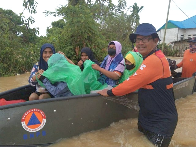 BNPB Lakukan Pendampingan Penanganan Darurat Banjir Wilayah Kutai Timur