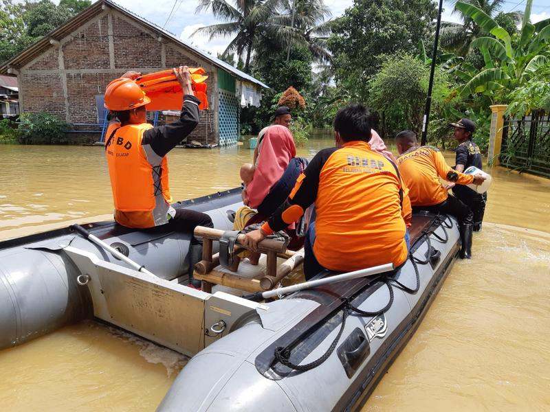 Banjir Melanda Kabupaten Cilacap, Sebanyak 424 Warga Mengungsi