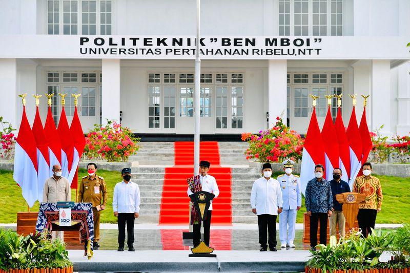 Resmikan Politeknik Unhan di NTT, Presiden: Pembangunan SDM Fondasi Indonesia Maju