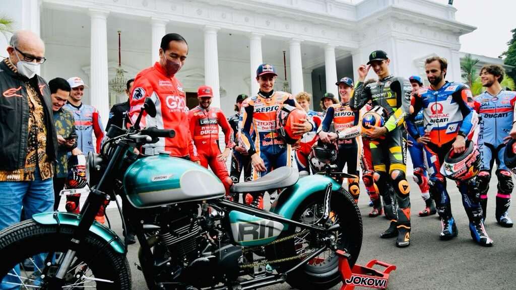 Presiden Jokowi Terima Kunjungan Pembalap MotoGP 2022