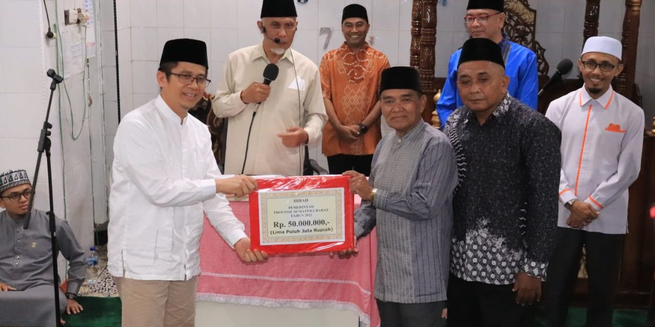 Pemprov Sumbar Bersama Tim Safari Ramadhan Kucurkan 24,8 M Untuk Kota Payakumbuh 2022