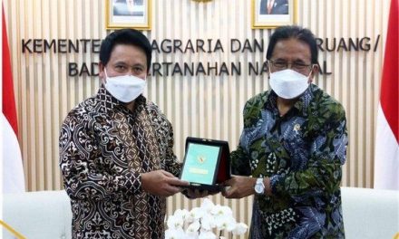 Menteri ATR/BPN menerima audiensi Bank Syariah Indonesia