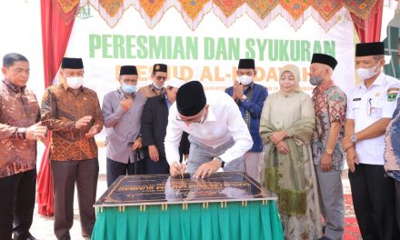 Megah! Mesjid Al Hidayah Universitas Muhammadiyah (UM) Sumatera Barat Diresmikan Wako Riza Falepi