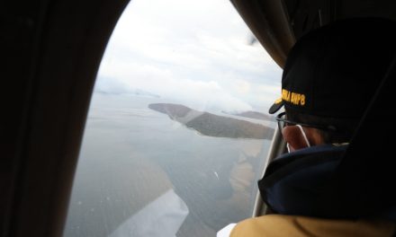 Tinjau Gunung Anak Krakatau, Kepala BNPB Imbau Masyarakat Tingkatkan Kesiapsiagaan