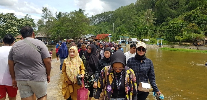 Libur Lebaran, Wakanda Diserbu Wisatawan