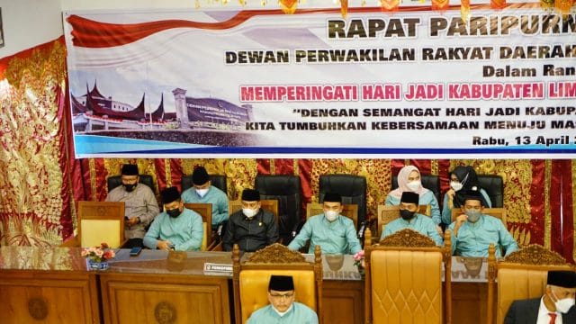 Ketua DPRD Hamdi Agus Ucapkan Selamat Ulang Tahun Ke 181 Kabupaten Lima Puluh Kota