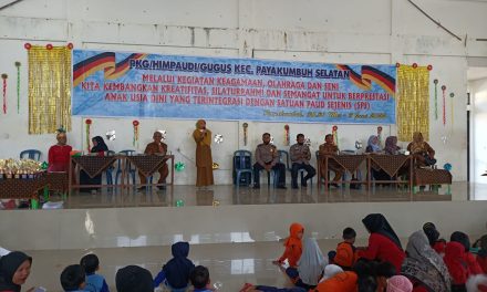 Ratusan Siswa PAUD Di Kecamatan Payakumbuh Selatan Berkompetisi Dalam Porseni