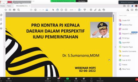 Webinar MIPI: Pro Kontra Penjabat Kepala Daerah dalam Perspektif Ilmu Pemerintahan