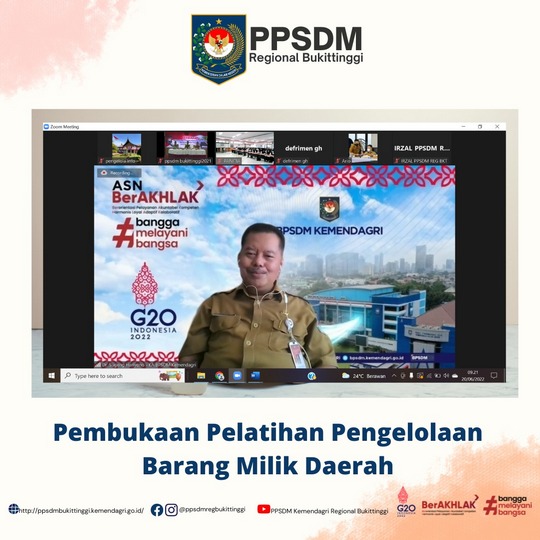 PPSDM Kemendagri Bukittinggi Gelar Diklat Pengelolaan Barang Milik Daerah