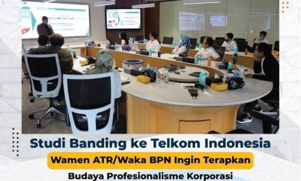 Studi Banding ke Telkom Indonesia, Wamen ATR/Waka BPN Ingin Terapkan Budaya Profesionalisme Korporasi