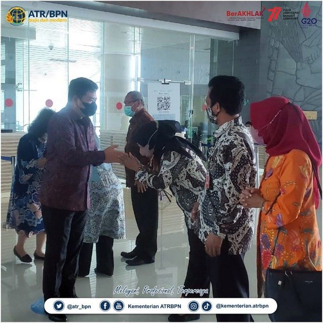 Pastikan Layanan Prima kepada Masyarakat, Menteri ATR/Kepala BPN Kunjungi D.I. Yogyakarta