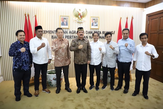 Menteri ATR/Kepala BPN menerima audiensi dari Pemerintah Provinsi Aceh