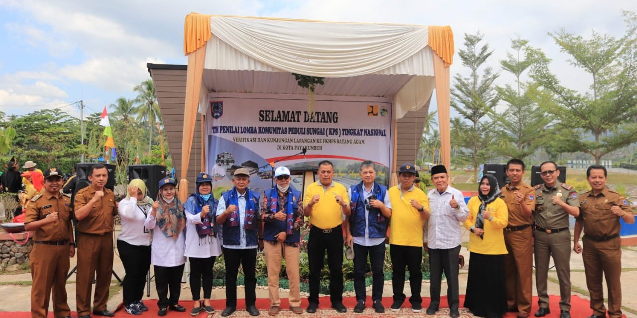 Forum Komunitas Peduli Sungai Batang Agam Dikunjungi Tim Penilai Tingkat Nasional, Wako Riza Falepi Apresiasi Kementerian PUPR