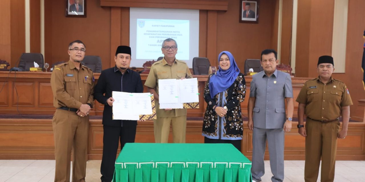 Wali Kota Riza Falepi Dan DPRD Sepakati APBD Perubahan Tahun 2022