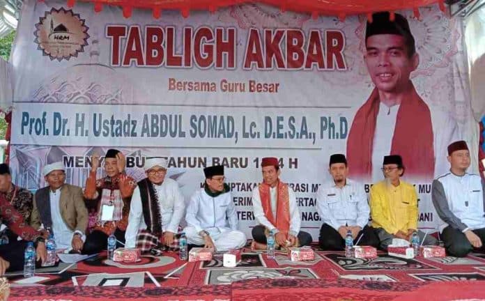 Tabligh Akbar UAS Dipadati Ribuan Warga Di Sialang