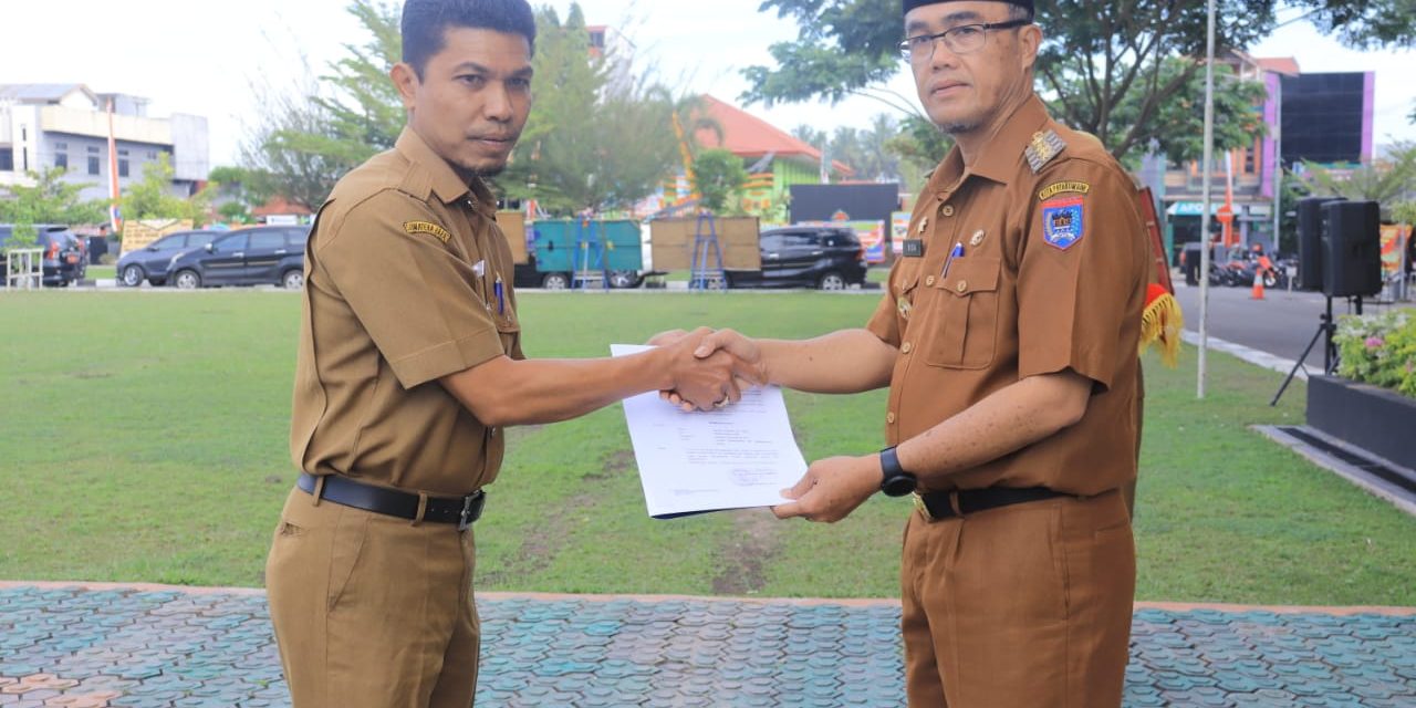 Apel Pagi, Dafrul Pasi Ditunjuk Sebagai Plt. Sekda, Ini Pesan Wako Rida Ananda