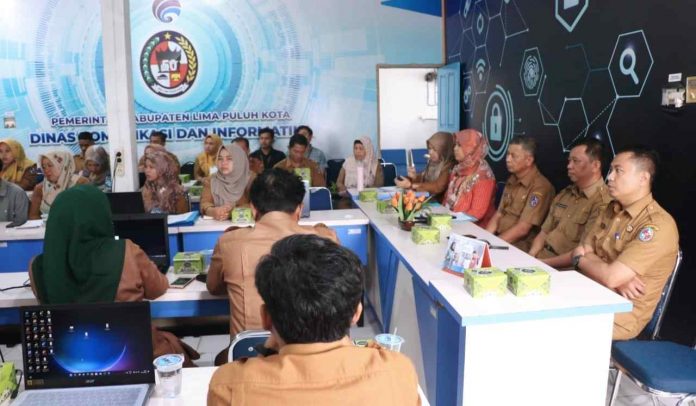 Sukseskan Satu Data, Diskominfo 50 Kota Canangkan Nagari Statistik