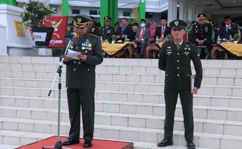 Dandim 0306/50 Kota Irup Peringatan Hari Pahlawan Di 50 Kota