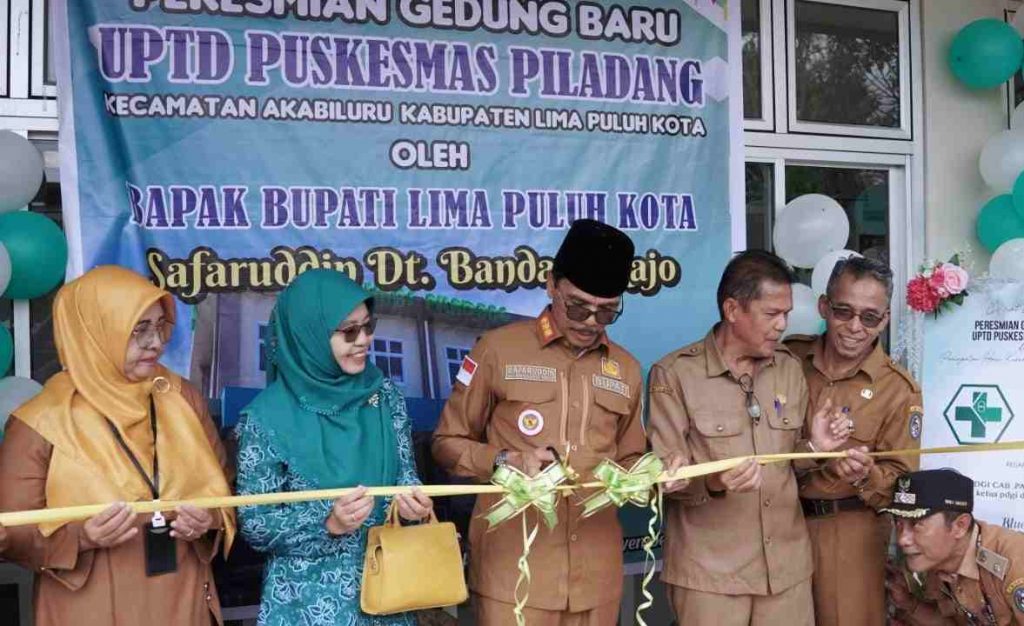 Megah, Gedung Puskesmas Piladang Diresmikan Bupati Safaruddin