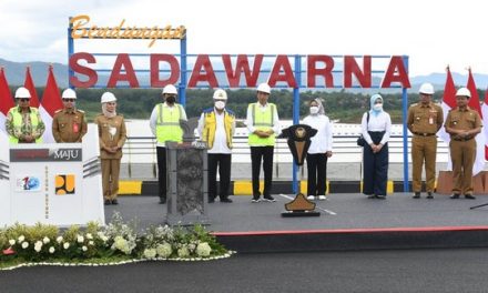 Menteri ATR/BPN dampingi Presiden  dalam peresmian Bendungan Sadawarna Sumedang