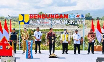 Presiden Jokowi Resmikan Bendungan Kuwil Kawangkoan di Kabupaten Minahasa Utara